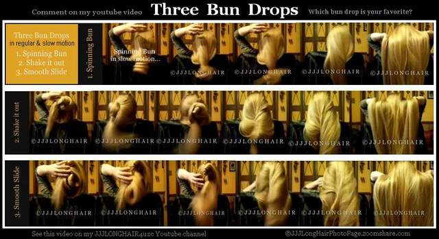 3 bun drops