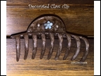 clip with flower