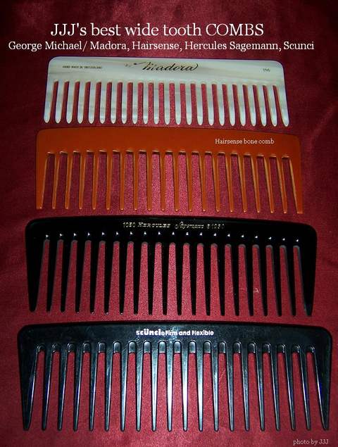 4 wide tooth combs lg