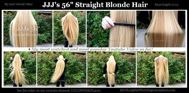 56 inch blonde hair