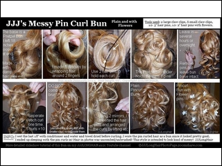 JJJs Messy Pincurl Bun