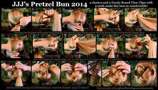 JJJ Pretzel Bun 2014 Floor length hair