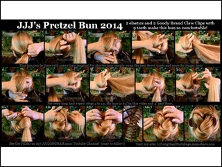 JJJ Pretzel Bun 2014 Floor length hair