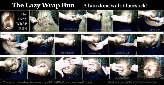 The lazy wrap bun