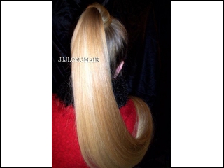 High ponytail