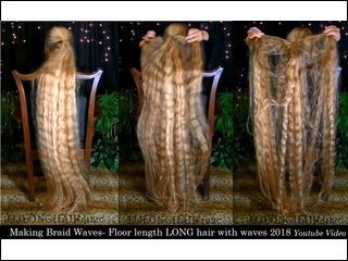 wavy tail making braid waves video
