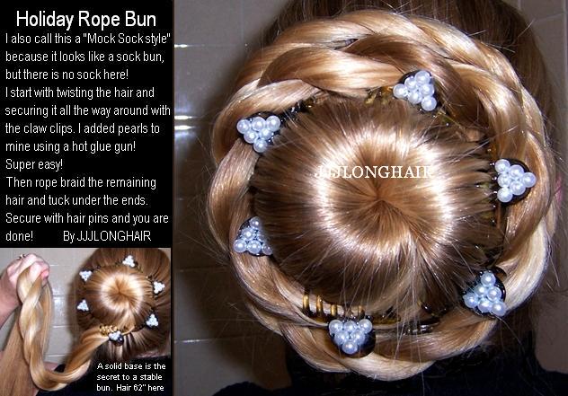 JJJLONGHAIR Photo Page : Bun Page