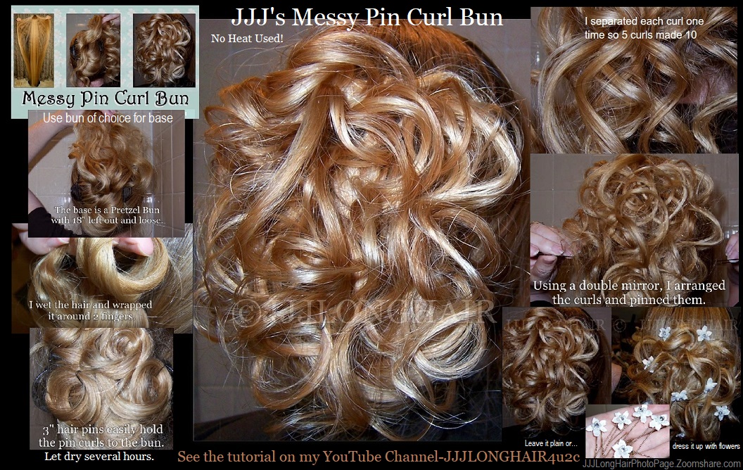 messy pincurl
