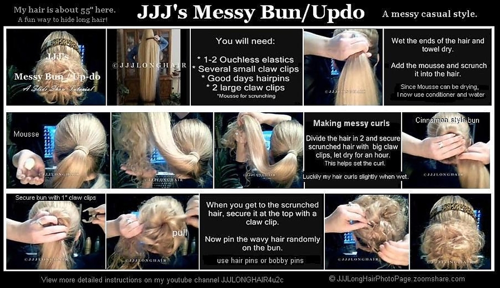 messy bun messy bun